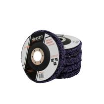 Kit com 5 Disco Strip Disc Removedor Roxo Premium 115 mm Hessen