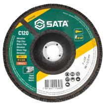 Kit com 5 Discos Flap 7" Zircônio Grão 120 ST55508G - SATA