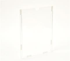 Kit com 5 Displays de Parede Acrílico A4 Porta Folha 21x30cm Kit com 5 Displays de Parede Acrílico A4 Porta Folha 21x30cm