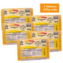 Kit com 5 Doces de Leite Mineiro - Doces Uai 400g cada