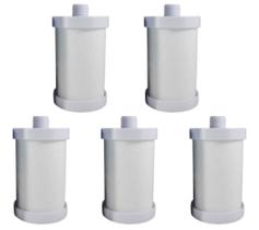Kit Com 5 Elementos Filtrantes Lisos 5" Com Rosca