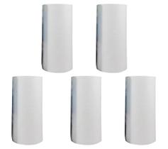 Kit Com 5 Elementos Filtrantes Lisos 5"