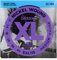 kit com 5 enc daddario exl110 3d 010 guit