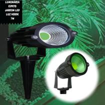 Kit com 5 Espeto de Jardim Luz Verde 5 Watts Kit com 5 Espeto de Jardim Luz Verde 5 Watts
