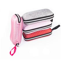 Kit Com 5 Estojos Porta Óculos Colorido Com Zíper Eyewear