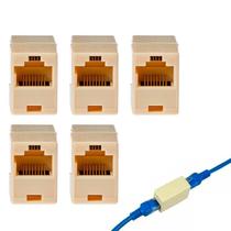 Kit Com 5 Extensores De Cabo De Rede Rj45