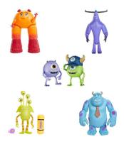 Kit Com 5 Figuras Articuladas Monstros S.A. - Monstros no Trabalho - Disney - Mattel - GXK83