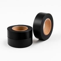 Kit com 5 Fitas Isolantes Elétricas PVC Preta 19mm x 5m Resistência e Economia Kit com 5 Fitas Isolantes Elétricas PVC Preta 19mm x 5m Resistência e Economia