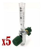 Kit Com 5 Fluxometro Para Oxigênio Unitec Kit Com 5 Fluxometro Para Oxigênio Unitec
