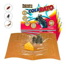 Kit com 5 Folhas Para Controle de Pragas Cola Adesiva Pega Tudo Kit Higiênico Potente Kit com 5 Folhas Para Controle de Pragas Cola Adesiva Pega Tudo Kit Higiênico Potente