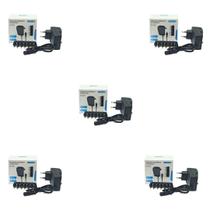 Kit Com 5 Fontes Universal Câmera Segurança Telefone 3V 12