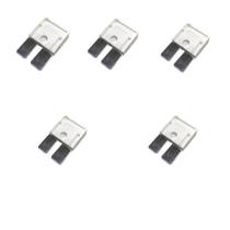 Kit com 5 Fusíveis Maxi Lâmina Branco PLUS Universal DNI318525