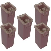 Kit com 5 fusivel max littel fuse 30a original ford honda hyundai