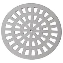 Kit com 5 Grelha Redonda com Diâmetro de 15cm em PP Astra Branco Kit com 5 Grelha Redonda com Diâmetro de 15cm em PP Astra Branco
