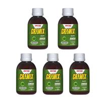 Kit Com 5 Herbicidas Seletivo Para Gramados Gramix 100ml - Dexter Kit Com 5 Herbicidas Seletivo Para Gramados Gramix 100ml - Dexter