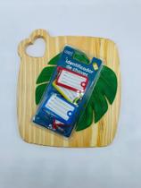 Kit Com 5 Identificador De Chaves Plástico Cores Sortidas Acompanha Argola 5131 - ONYX Kit Com 5 Identificador De Chaves Plástico Cores Sortidas Acompanha Argola 5131 - ONYX