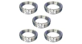 Kit com 5 kg de arame liso galvanizado - bwg18-1,24mm - jst Kit com 5 kg de arame liso galvanizado - bwg18-1,24mm - jst