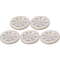 Kit com 5 kimetais gr000003 grelha inox 430 redonda 15cm abre/fecha a430 gre Kit com 5 kimetais gr000003 grelha inox 430 redonda 15cm abre/fecha a430 gre