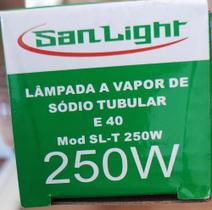 kit com 5 Lâmpadas Vapor de Sódio Tubular 250w E40 SANLIGHT
