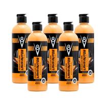 Kit com 5 lava autos v8 sh com cera 500ml
