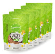 Kit Com 5 - Leite de Coco em Pó Vegan 100g QualiCoco