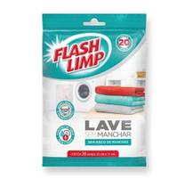 Kit com 5 - Lenço Anti Mancha Maquina de Lavar Flash Limp