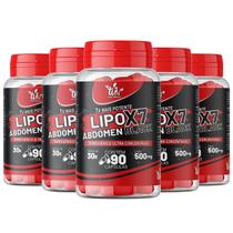 kit com 5 - LipoX7 termogênico ultra concentrado 7x mais kit com 5 - LipoX7 termogênico ultra concentrado 7x mais