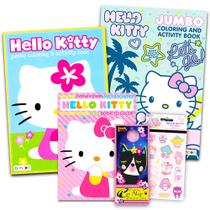 Kit com 5 Livros para Colorir Hello Kitty - Ideal para Lembrancinhas de Festa