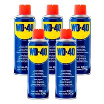 Kit com 5 Lubrificantes Spray 300ml WD-40