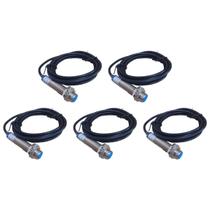 Kit com 5 lukma sensor indutivo lm12-3002pc 6-36vdc (faceado) pnp (37001)