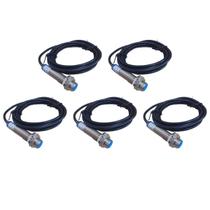Kit com 5 lukma sensor indutivo lm18-3005pc 6-36vdc (faceado) pnp (37003)