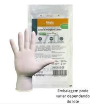 Kit com 5 luvas cirurgicas latex c/po tam 6.5 par - medix