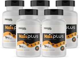 Kit Com 5 Mais Plus A A Z 60 Capsulas De De 500Mg Promel