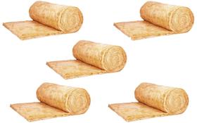 Kit Com 5 Manta Lã De Vidro Isolamento Térmico Acústico 120x60x25 Obra Construção Kit Com 5 Manta Lã De Vidro Isolamento Térmico Acústico 120x60x25 Obra Construção