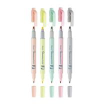 Kit Com 5 Marca Texto Illumina Flex Pentel Kit Com 5 Marca Texto Illumina Flex Pentel