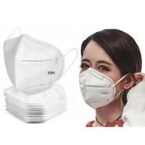 Kit com 5 Máscaras KN95 Proteção Respiratória Pff2