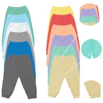 Kit Com 5 Mijões (Culote)Com Punho Pé Aberta Malha 100% Algodão Menina Tamanho 0 a 1 Mês Kit Com 5 Mijões (Culote)Com Punho Pé Aberta Malha 100% Algodão Menina Tamanho 0 a 1 Mês