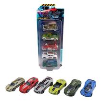 Kit Com 5 Mini Carrinhos Die Cast Garagem S.A. Candide Kit Com 5 Mini Carrinhos Die Cast Garagem S.A. Candide
