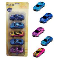 Kit Com 5 Mini Carrinhos Pull Back Stitch Kit Com 5 Mini Carrinhos Pull Back Stitch