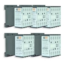 Kit Com 5 Mini Contatoras 9a 220v Tiwa 50/60 Hz Lc1k-0910m7