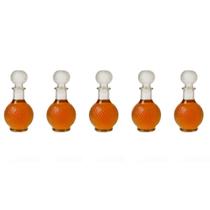 Kit Com 5 Mini Garrafinhas Para Whisk E Licor Degustação