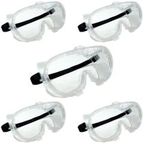 Kit Com 5 Óculos Segurança Volk Vvision 40 Antiembaçante Perfurado Kit Com 5 Óculos Segurança Volk Vvision 40 Antiembaçante Perfurado