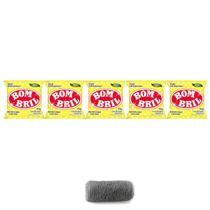 Kit Com 5 Pacotes Com 6 Esponjas De Aço Bombril Kit Com 5 Pacotes Com 6 Esponjas De Aço Bombril