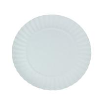 Kit com 5 Pacotes de Prato Branco nº 10 35,5cm com 100 Unidades Cada Total 500 Pratos