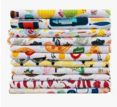 Kit Com 5 - Pano De Copa Atacado - Felpudo - Atoalhado - Camesa - 35x55cm Kit Com 5 - Pano De Copa Atacado - Felpudo - Atoalhado - Camesa - 35x55cm