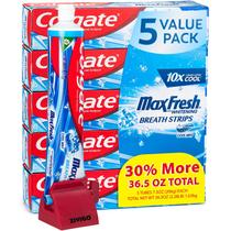 Kit com 5 Pastas de Dentes Colgate Max Fresh Whitening Cool Mint (216mL cada)