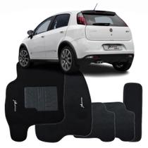 Kit com 5 Peças de Tapetes Carpetes Automotivos Fiat Punto 2007 a 2011 - F01.070