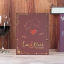 Kit com 5 Peças para Vinho Premium Wine - Eu e Você Kit com 5 Peças para Vinho Premium Wine - Eu e Você