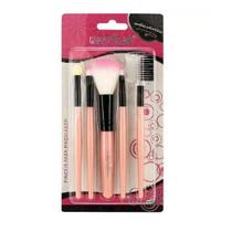 Kit com 5 Pincéis para Maquiagem Profissional Macrilan