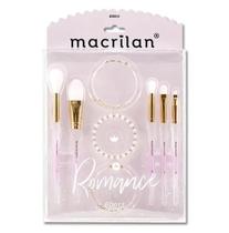 Kit com 5 pincéis romance - macrilan